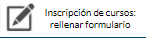 Inscripción de cursos
